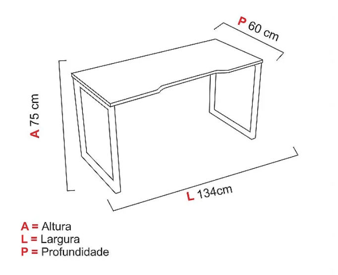 mesa gamer pandin