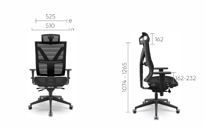 cadeira darix x+ 100% tela