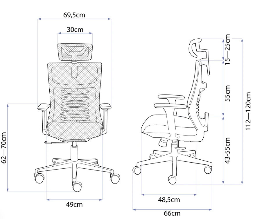 cadeira ergonômica elements vertta