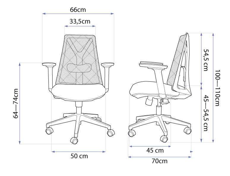 cadeira ergonômica elements olympia